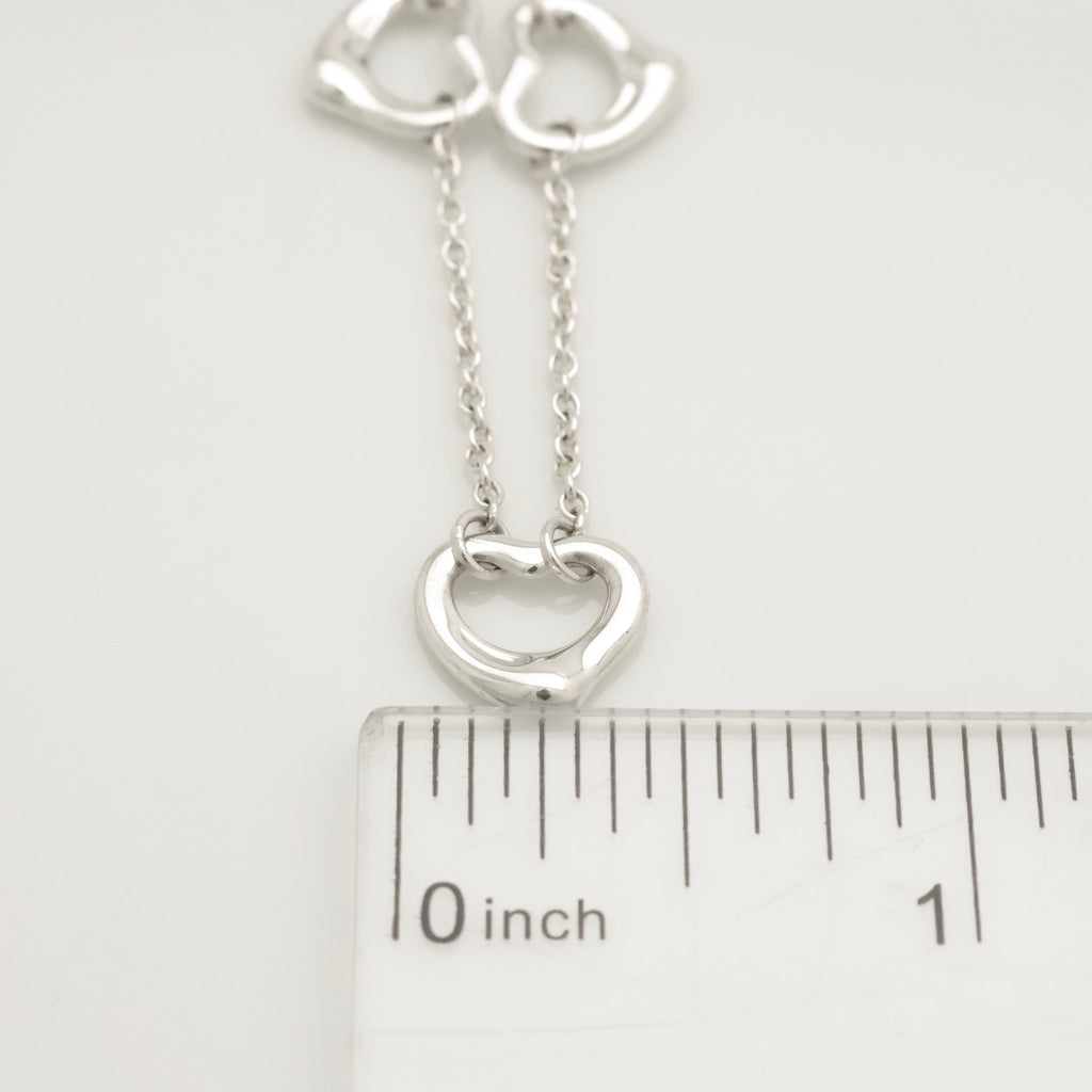 TIFFANY&Co. ファイブ トリプル オープンハート エルサペレッティ ブレスレット AG925