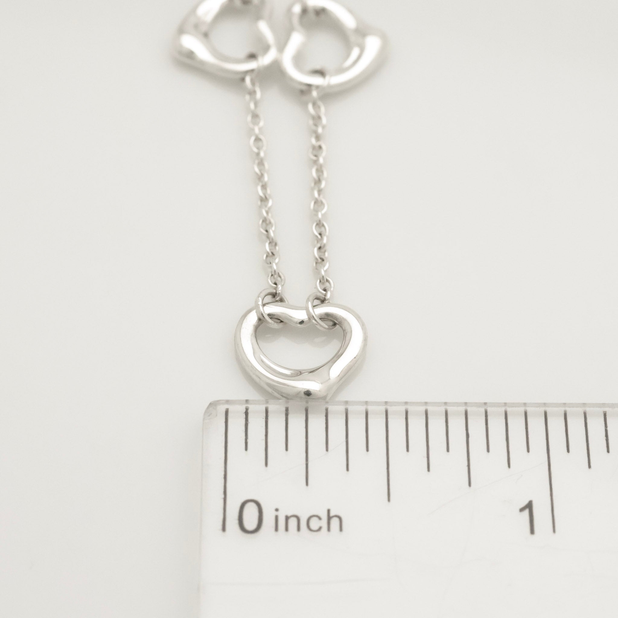 TIFFANY&Co. ファイブ トリプル オープンハート エルサペレッティ ブレスレット AG925
