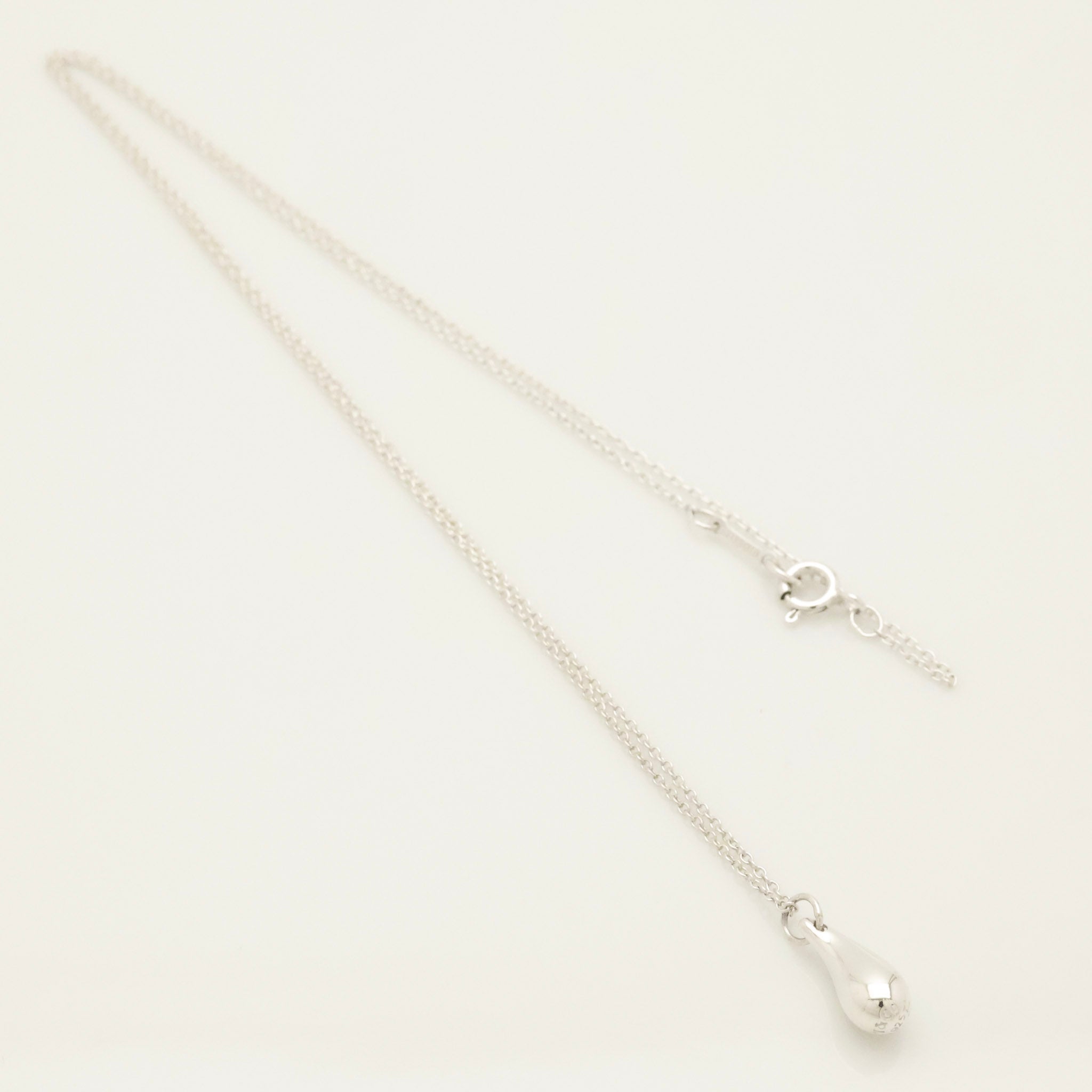 Tiffany & Co. Teardrop Necklace Pendant Sterling Silver 925 