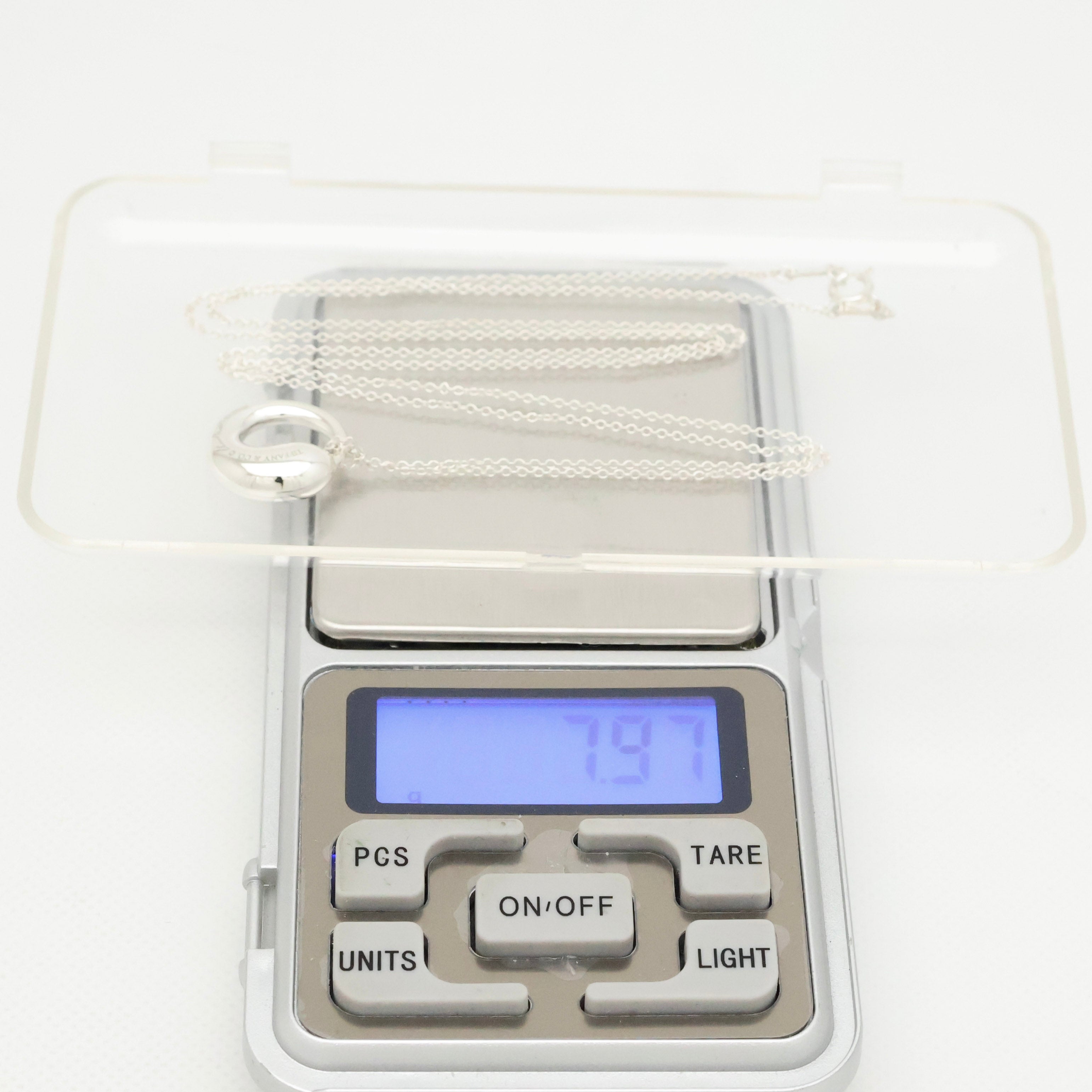 Tiffany & Co. MEDIUM Eternal Circle Necklace Sterling Silver 925 