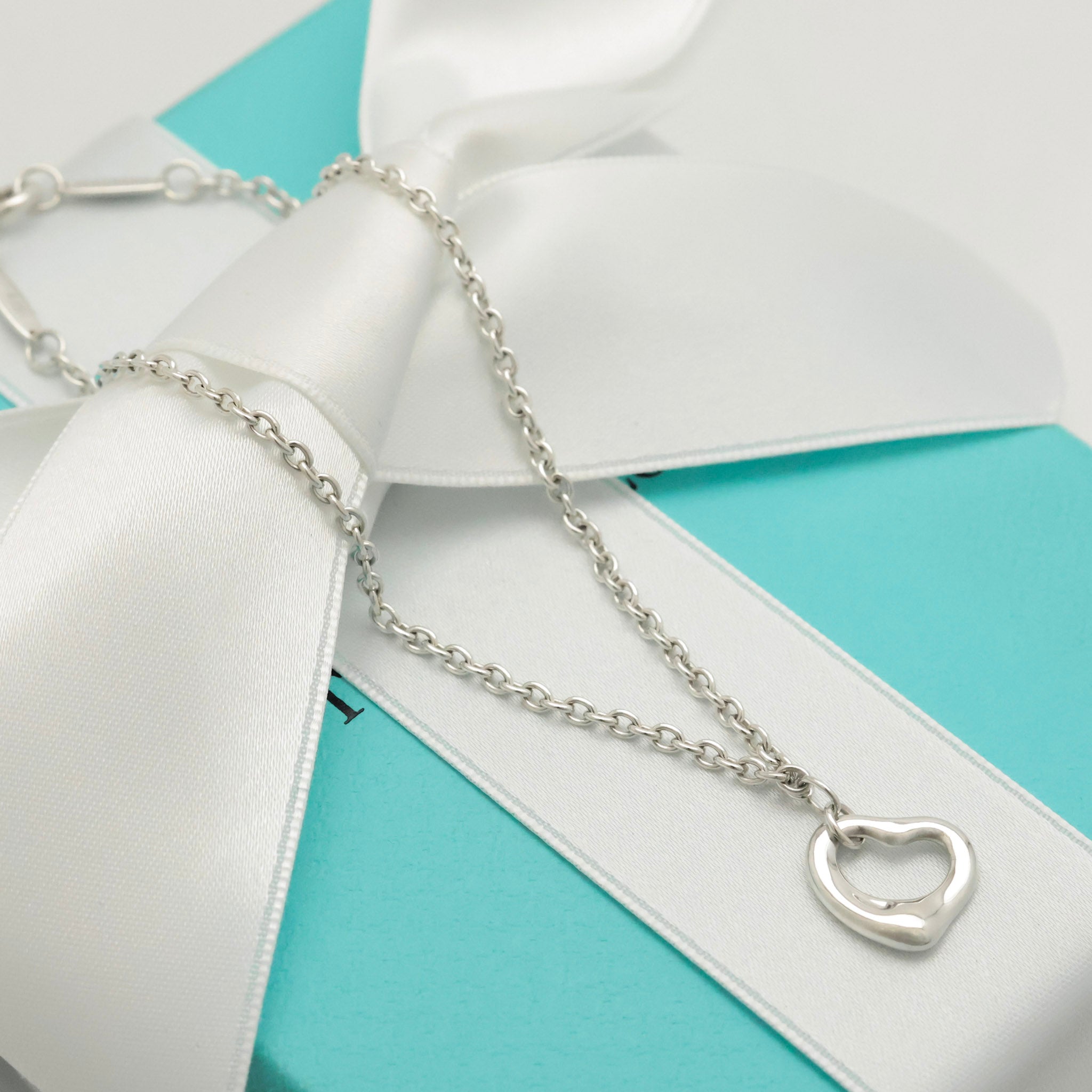 TIFFANY&Co. ギフト* オープンハート エルサペレッティ ブレスレット AG925