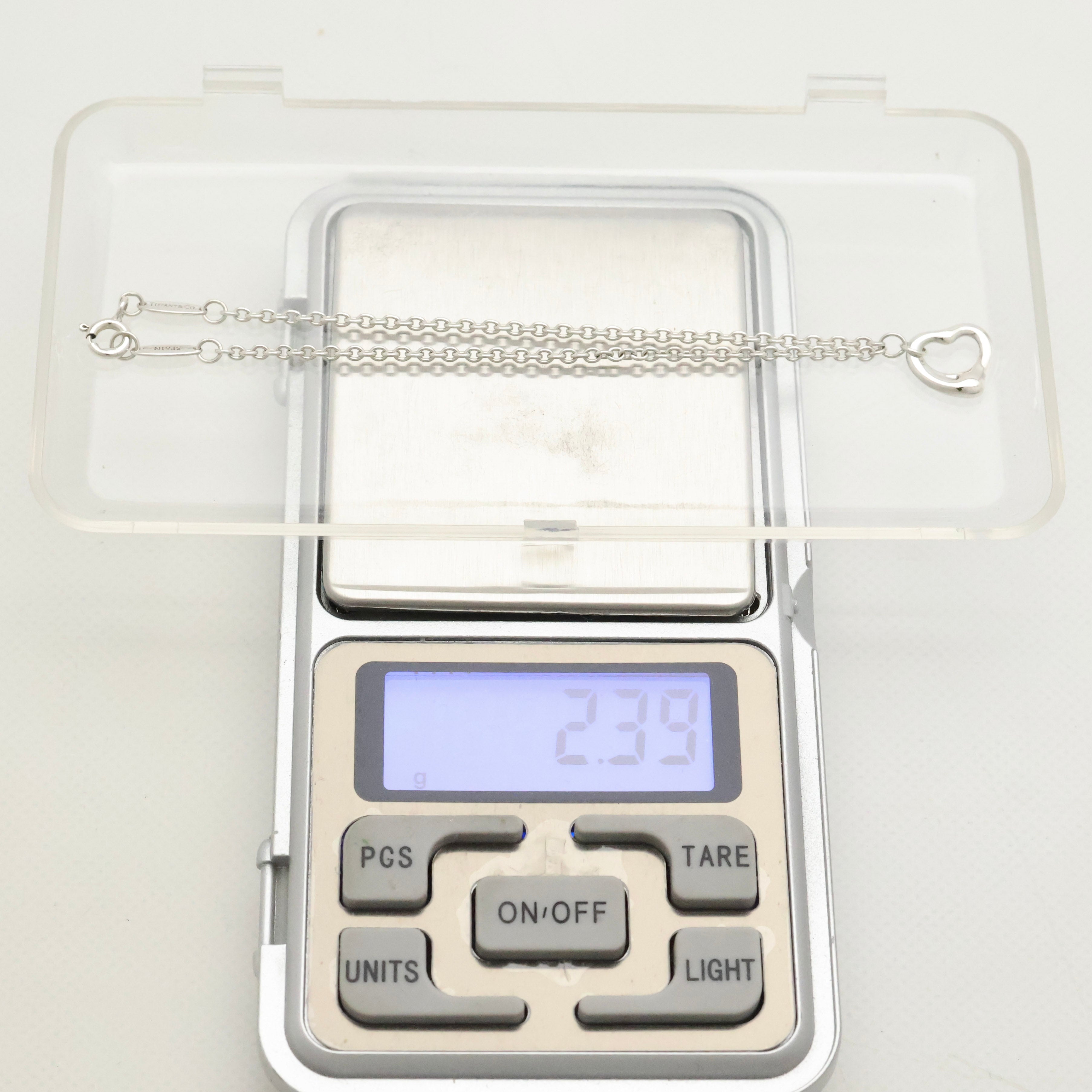 GIFT*TIFFANY&Co. オープンハート エルサペレッティ ブレスレット AG925