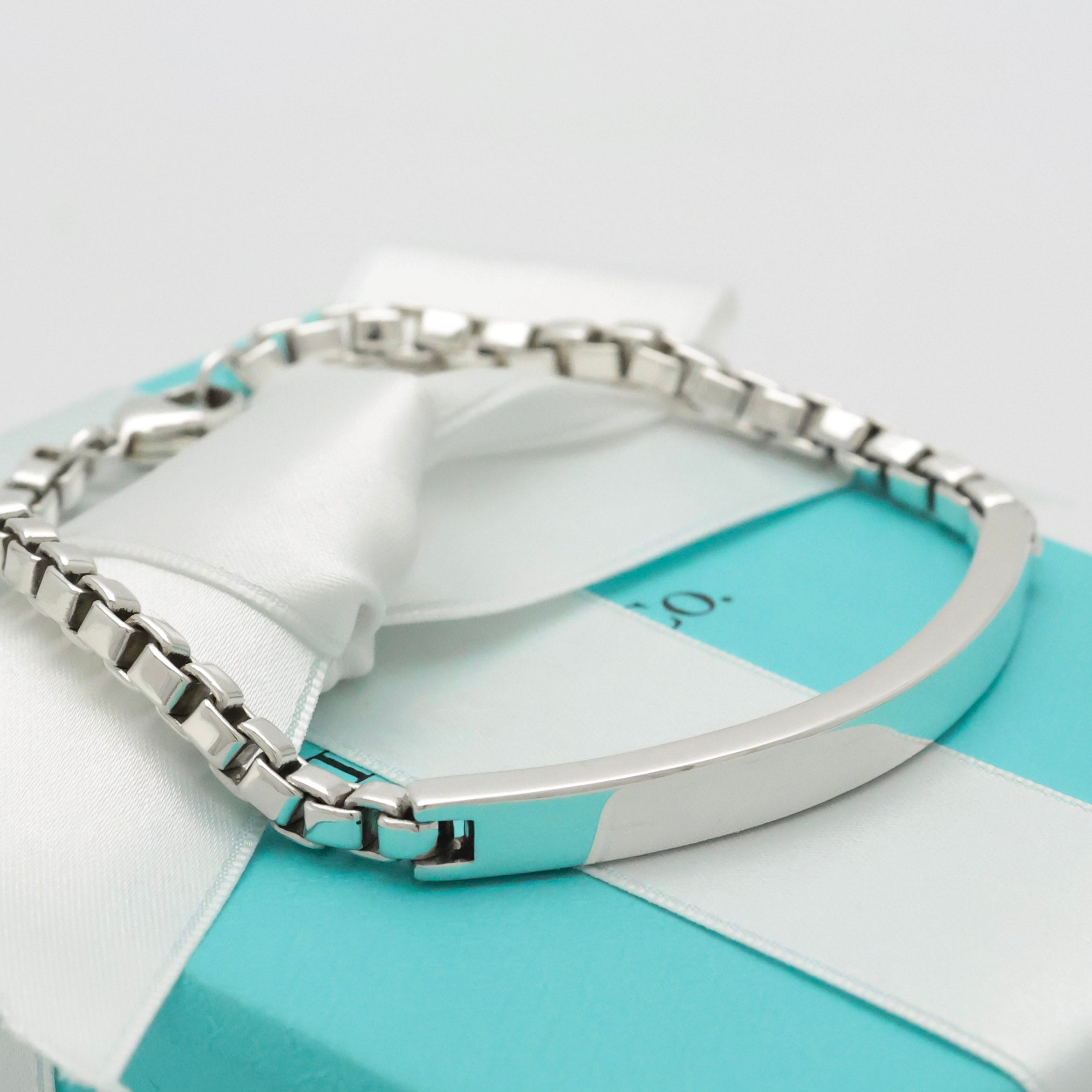 TIFFANY&Co. ベネチアン リンク ID ブレスレット AG925