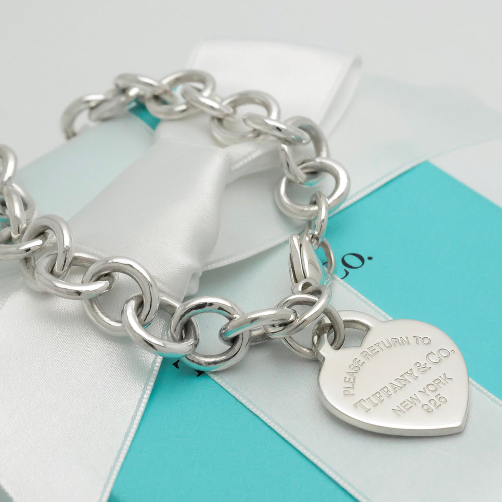 TIFFANY&Co. リターントゥ ティファニー ハート タグ チェーン ブレスレット AG925
