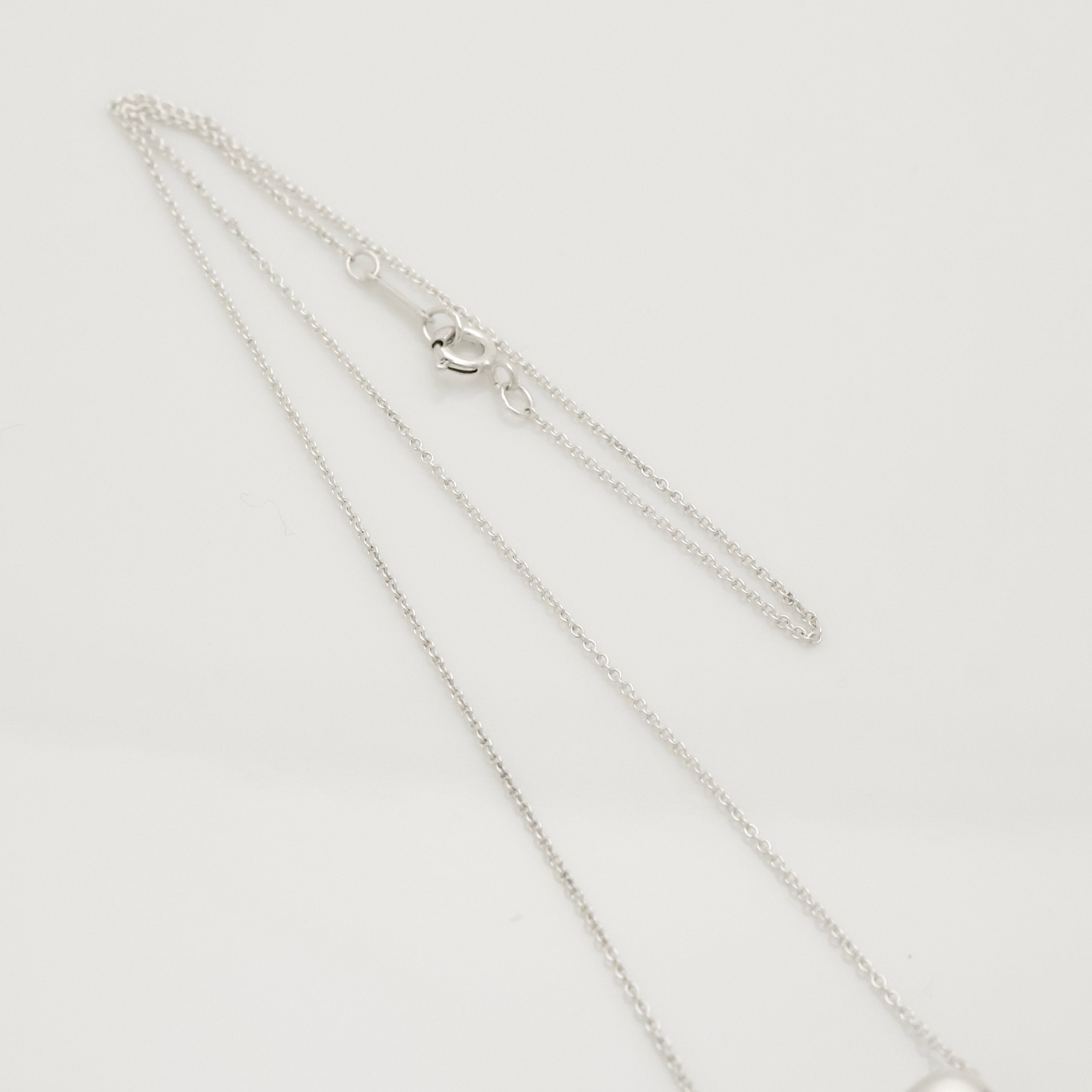  Tiffany & Co. Peretti Large  Bean Necklace  Sterling Silver 925 