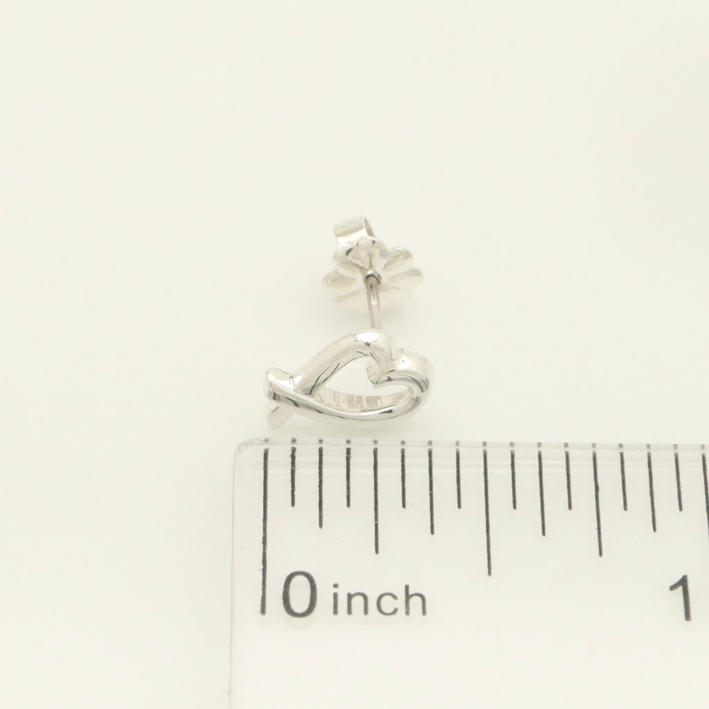 Tiffany & Co. Picasso Loving Heart Stud Earrings Sterling Silver 925 