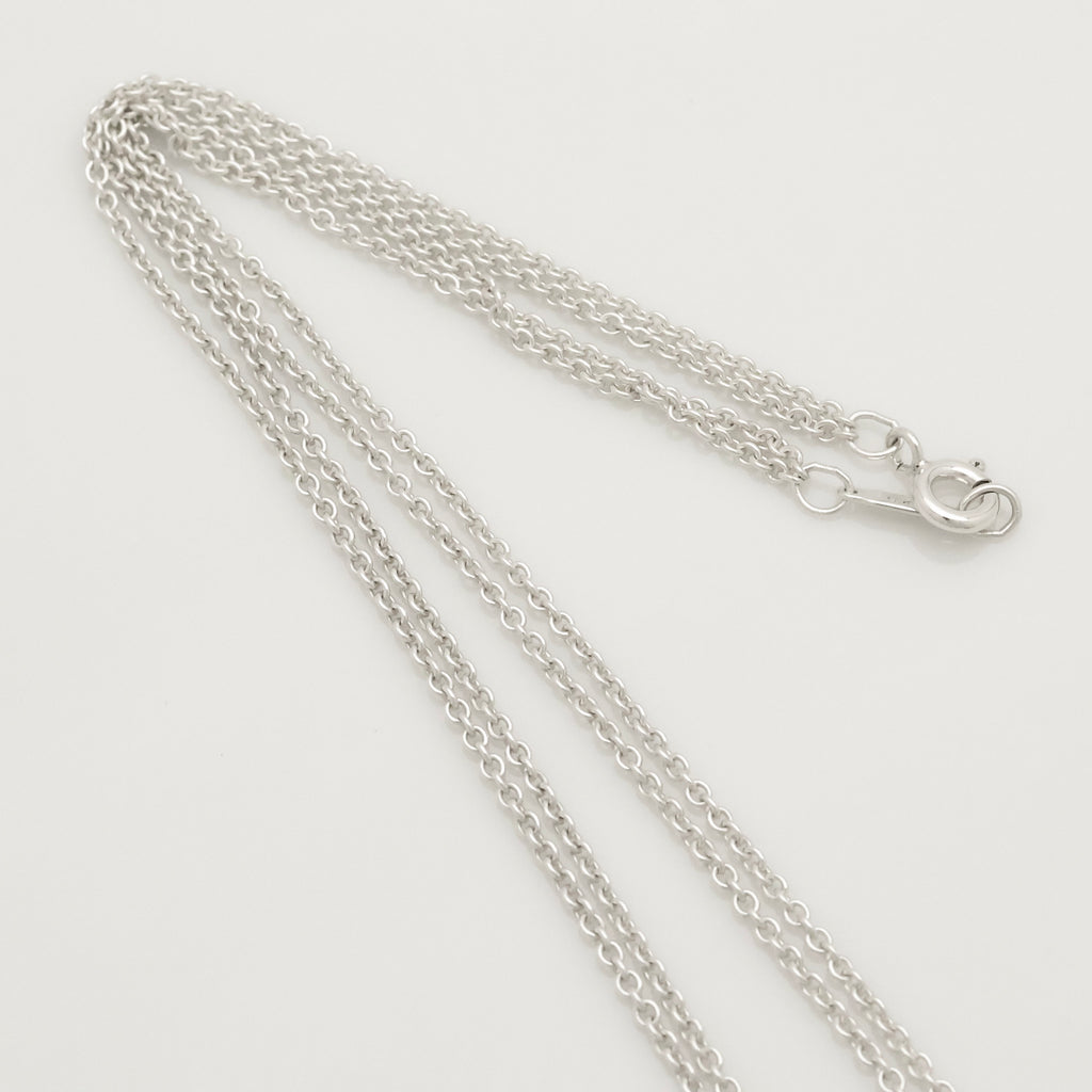 Tiffany & Co. Infinity Double Chain Necklace Sterling Silver 925