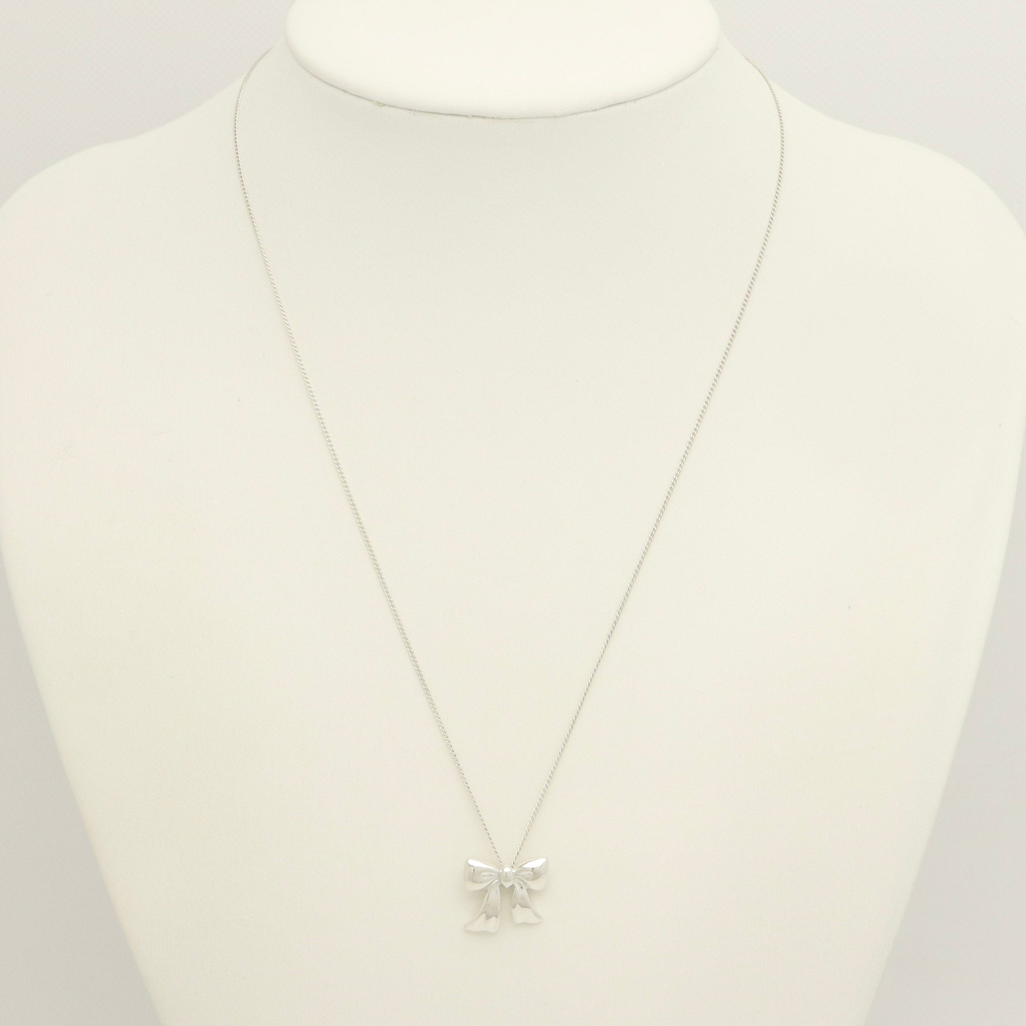 TIFFANY&Co. ミニ リボン ネックレス AG925