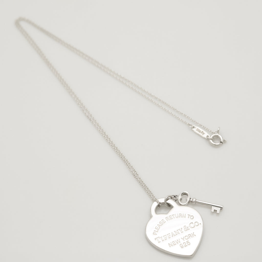 TIFFANY&Co. リターントゥ ティファニー ハート タグ キー ネックレス AG925
