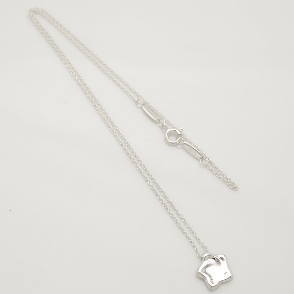  Tiffany & Co. Peretti Star Pendant Necklace Sterling Silver 925 