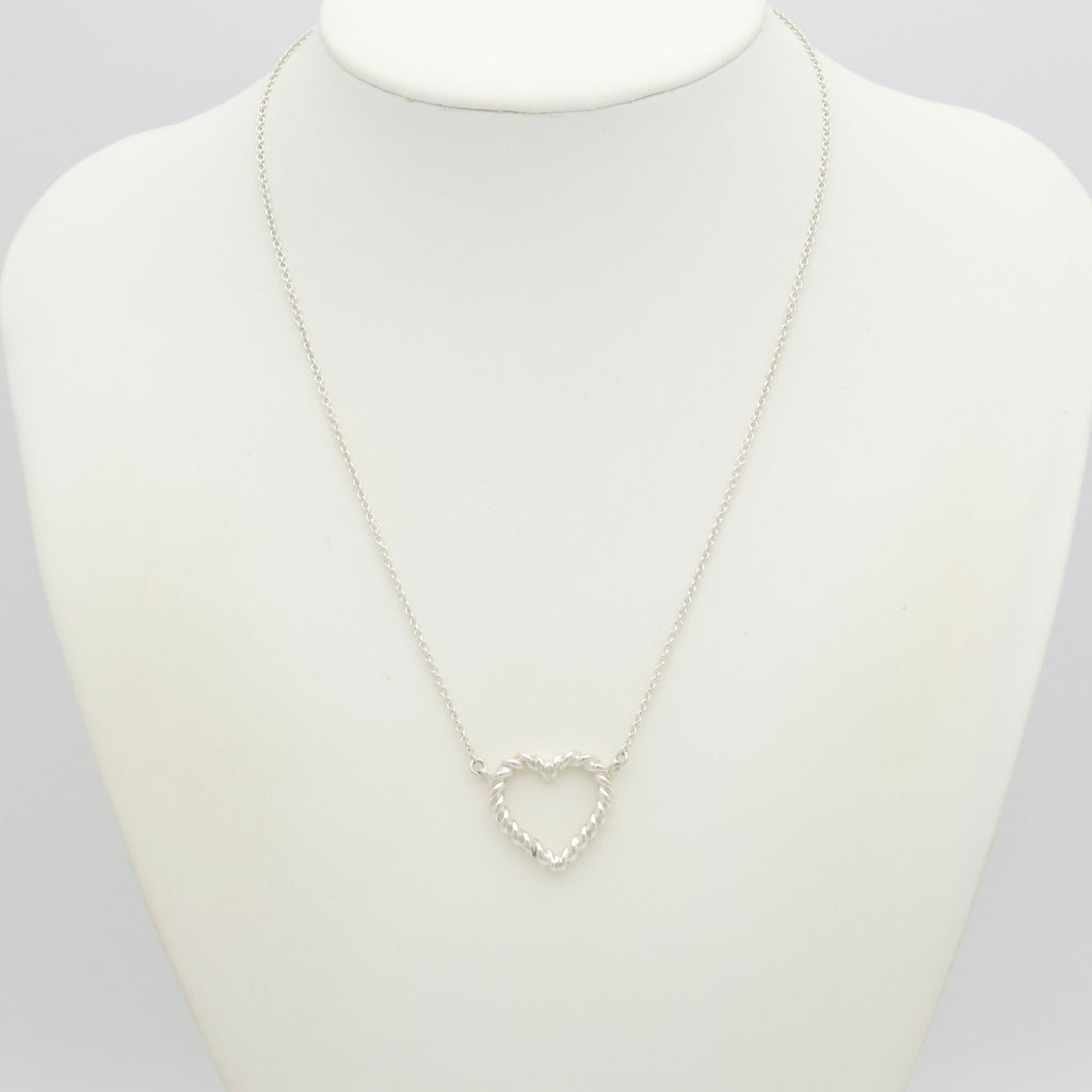 TIFFANY&Co. ツイスト ハート ネックレス AG925
