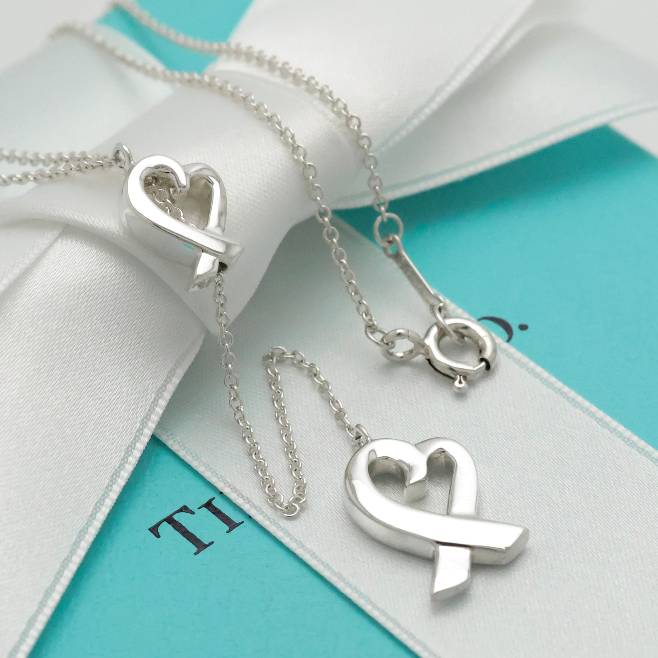 TIFFANY&Co. ラビング ハート パロマピカソ ラリアット ネックレス AG925