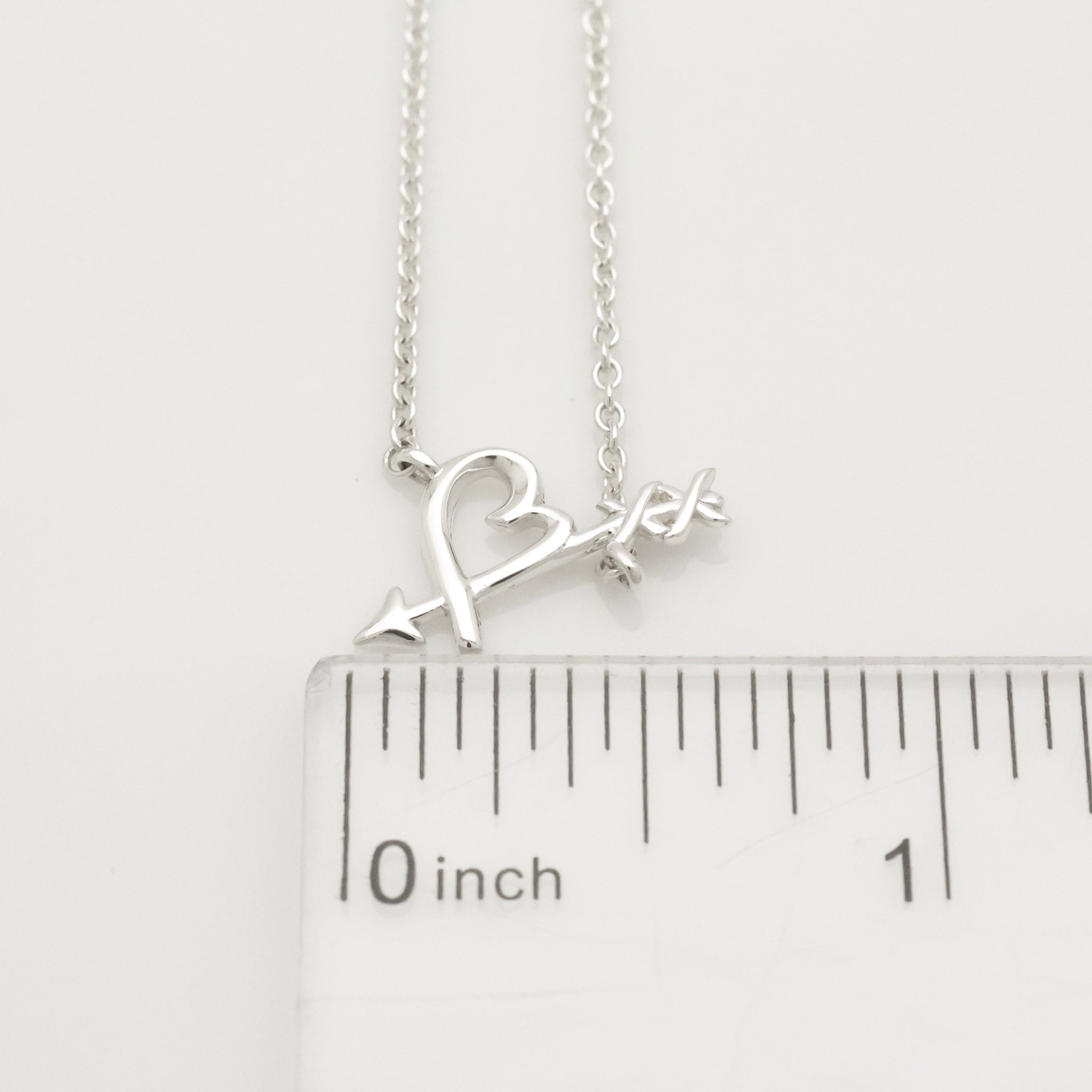 Tiffany & Co. Loving Heart Arrow Bracelet Sterling Silver 925