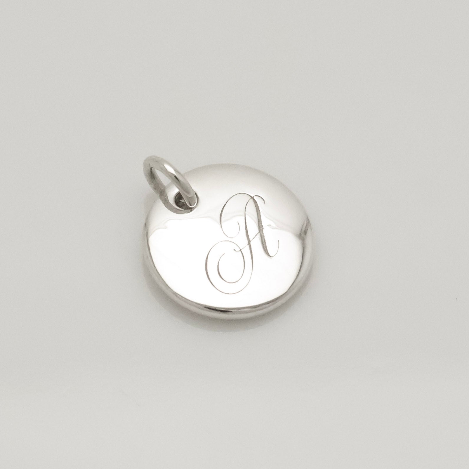 TIFFANY&Co. ノーツ レター アルファベット イニシャル A ディスク チャーム AG925