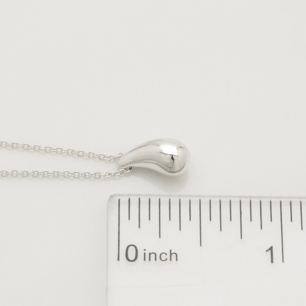 Tiffany & Co. Teardrop Necklace Pendant Sterling Silver 925 