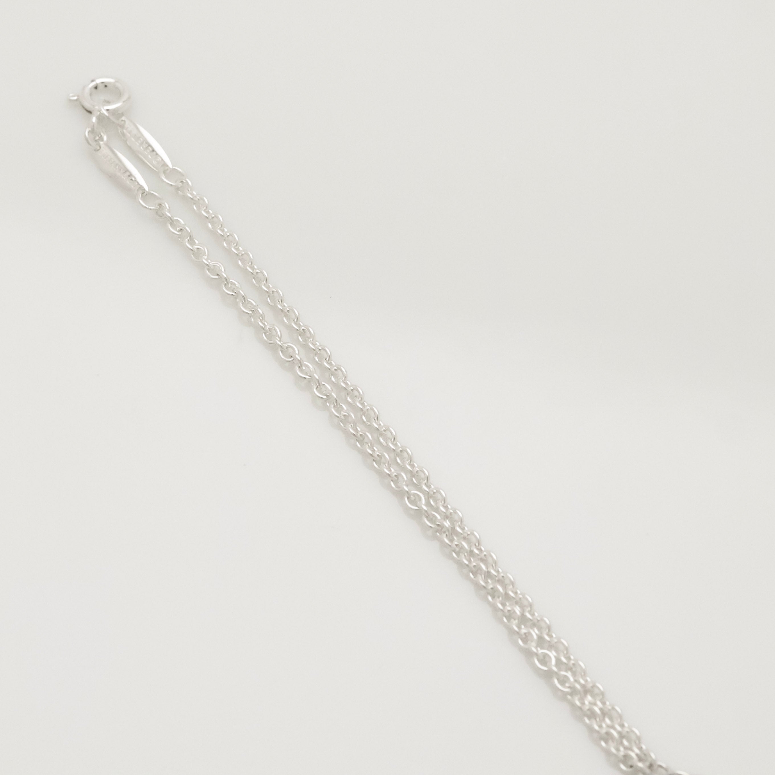 Tiffany & Co. Peretti 11mm Open Heart Bracelet Sterling Silver 925