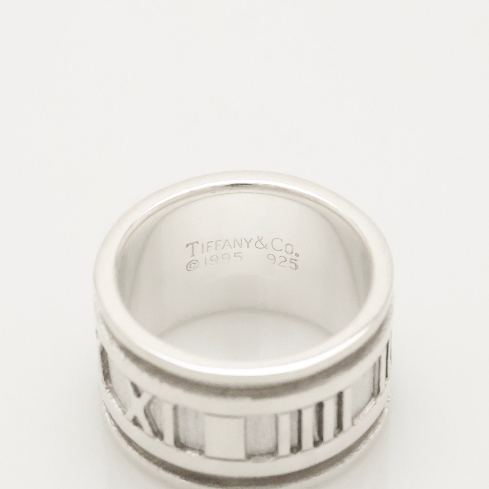 Tiffany & Co. Atlas Wide Ring Size 4.5- 5 Sterling Silver 925