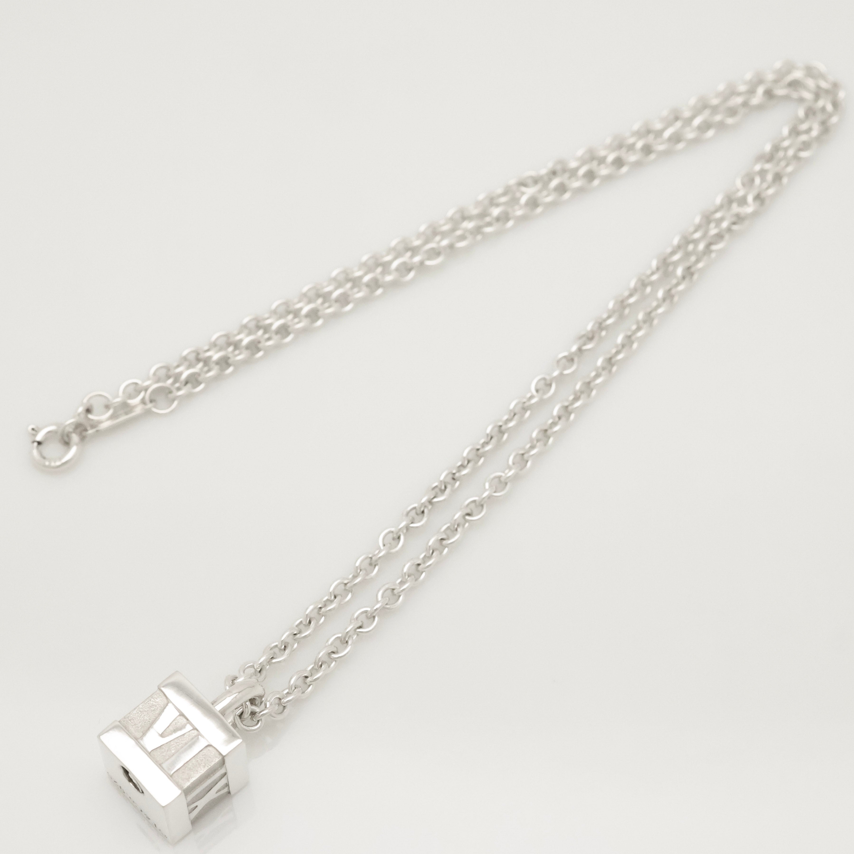 TIFFANY&Co. アトラス ロック キューブ ネックレス AG925