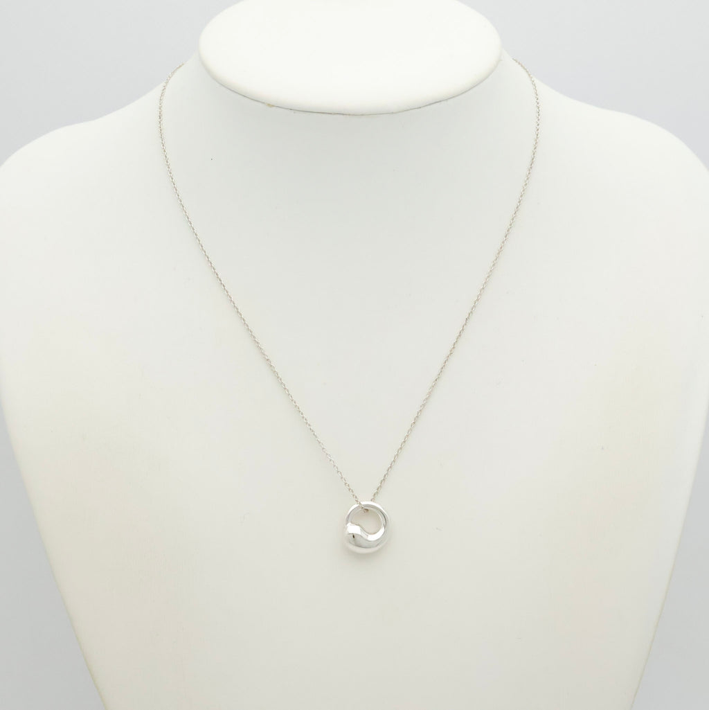 Tiffany & Co. MEDIUM Eternal Circle Necklace Sterling Silver 925 