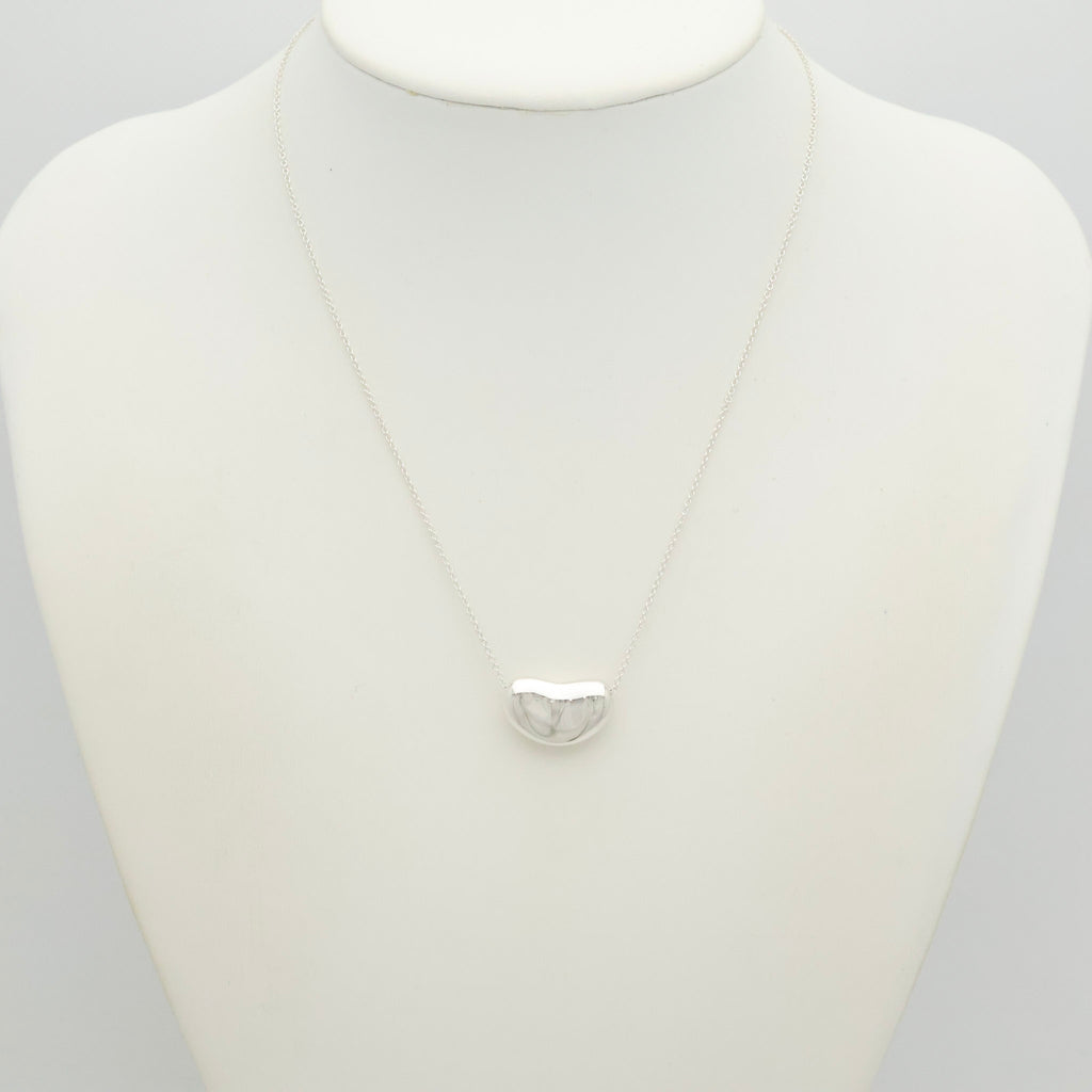  Tiffany & Co. Peretti Large  Bean Necklace  Sterling Silver 925 