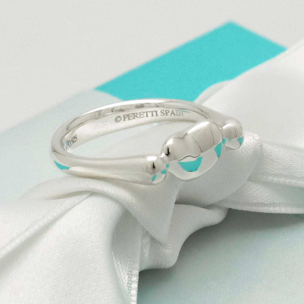 Tiffany & Co. Elsa Peretti Bean Ring Sterling Silver 925 