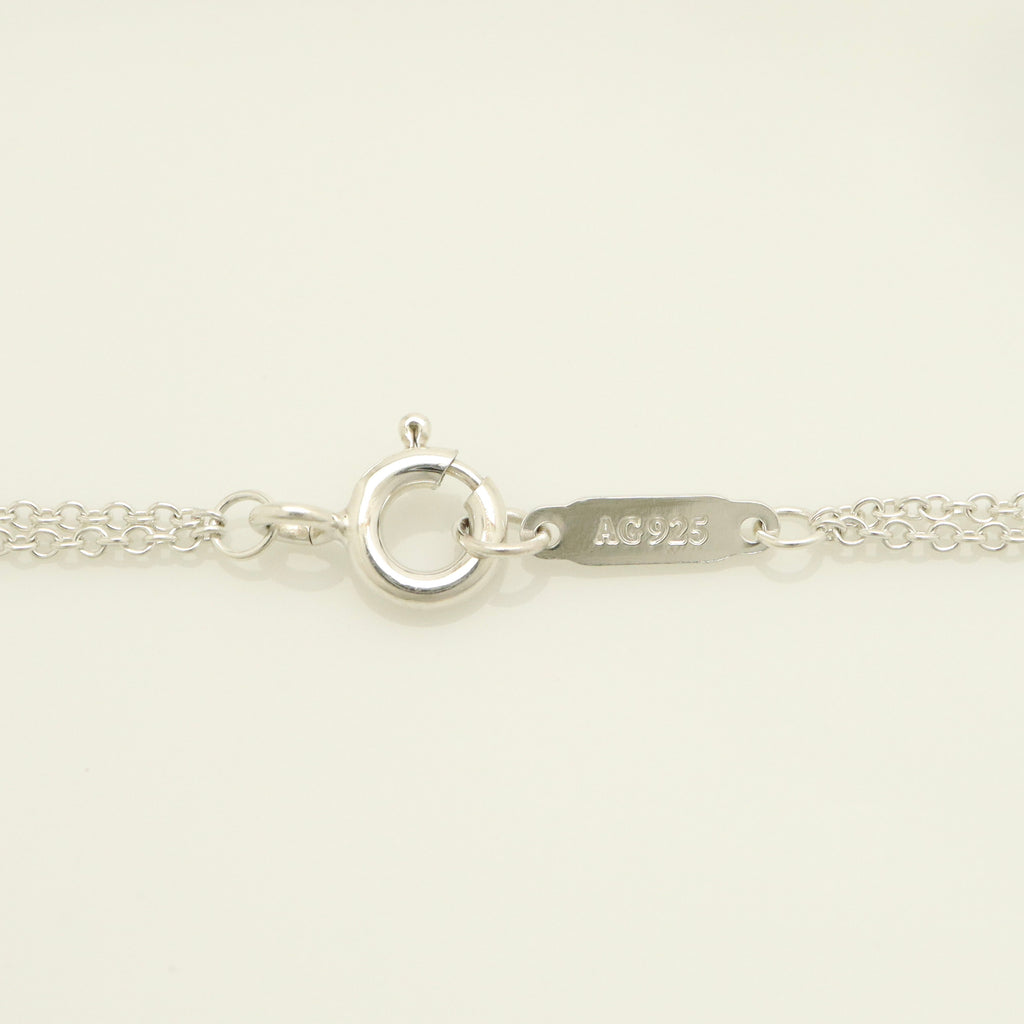 Tiffany & Co. 1837 Round Circle Double Chain Bracelet Sterling Silver 925