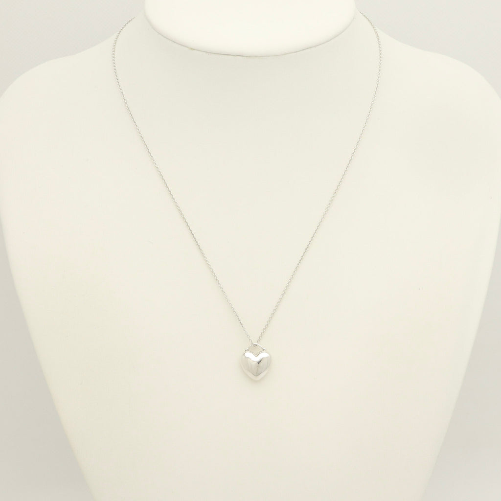 TIFFANY&Co.  パフ ハート ネックレス AG925
