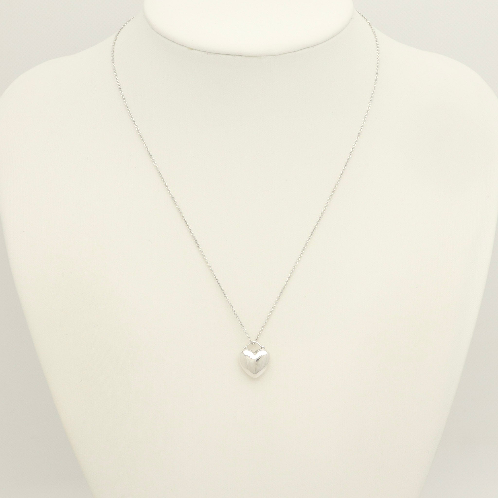 TIFFANY&Co.  パフ ハート ネックレス AG925