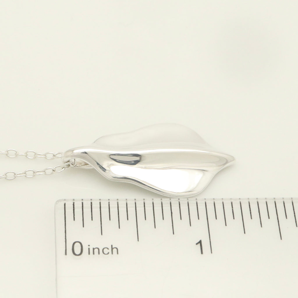 Tiffany & Co. Leaf Necklace Pendant Sterling Silver 925