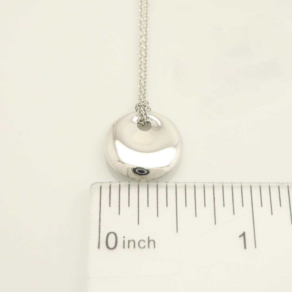 TIFFANY&Co. スモール ラウンド ディスク エルサペレッティ ネックレス AG925