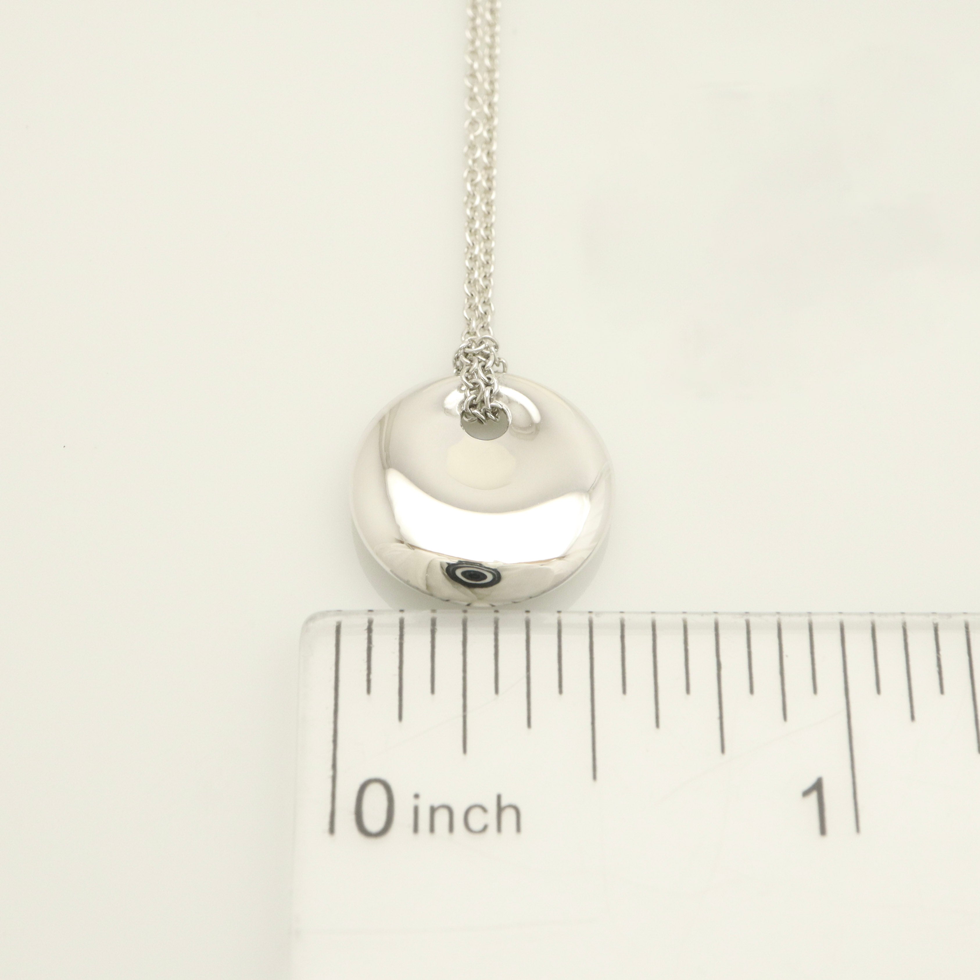 TIFFANY&Co. スモール ラウンド ディスク エルサペレッティ ネックレス AG925