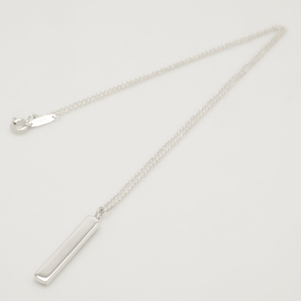 Tiffany & Co. Notes Diamond Bar Necklace Sterling Silver 925