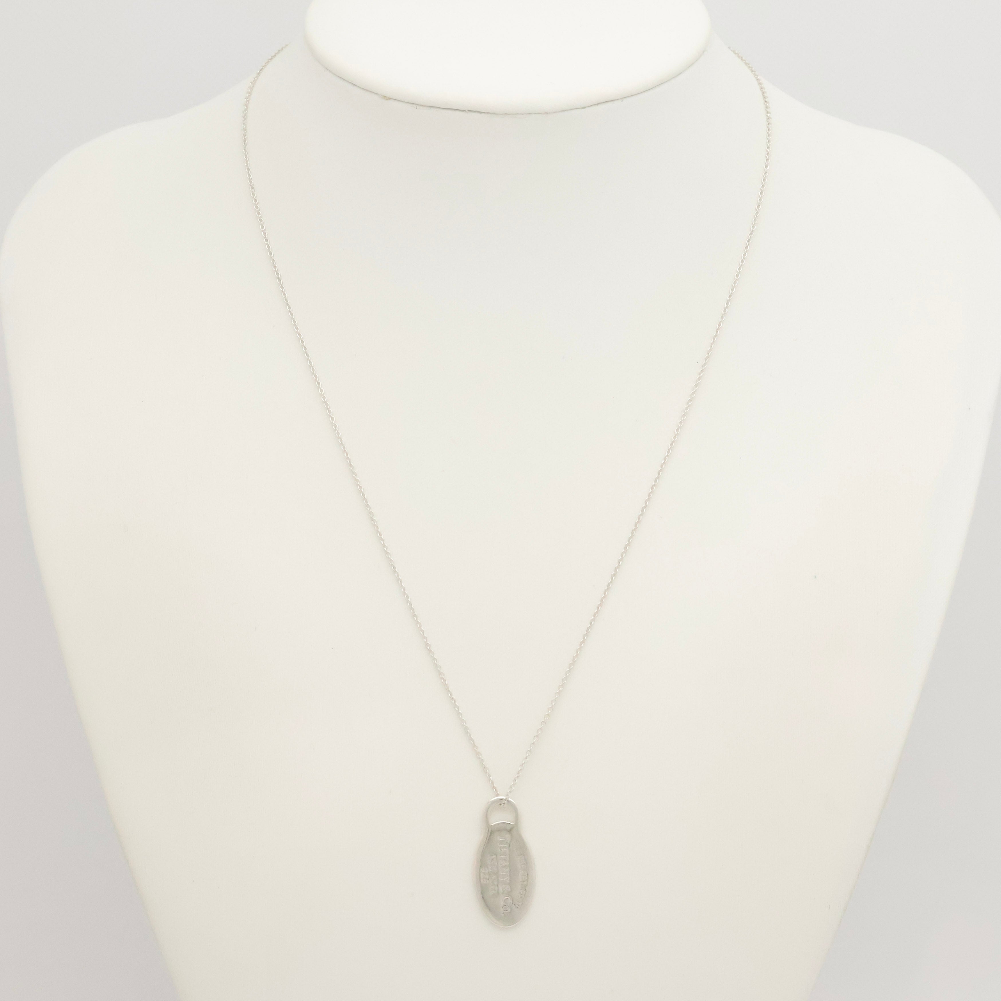 TIFFANY&Co.リターントゥ ティファニー オーバル ネックレス AG925