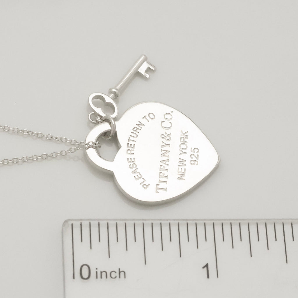TIFFANY&Co. リターントゥ ティファニー ハート タグ キー ネックレス AG925