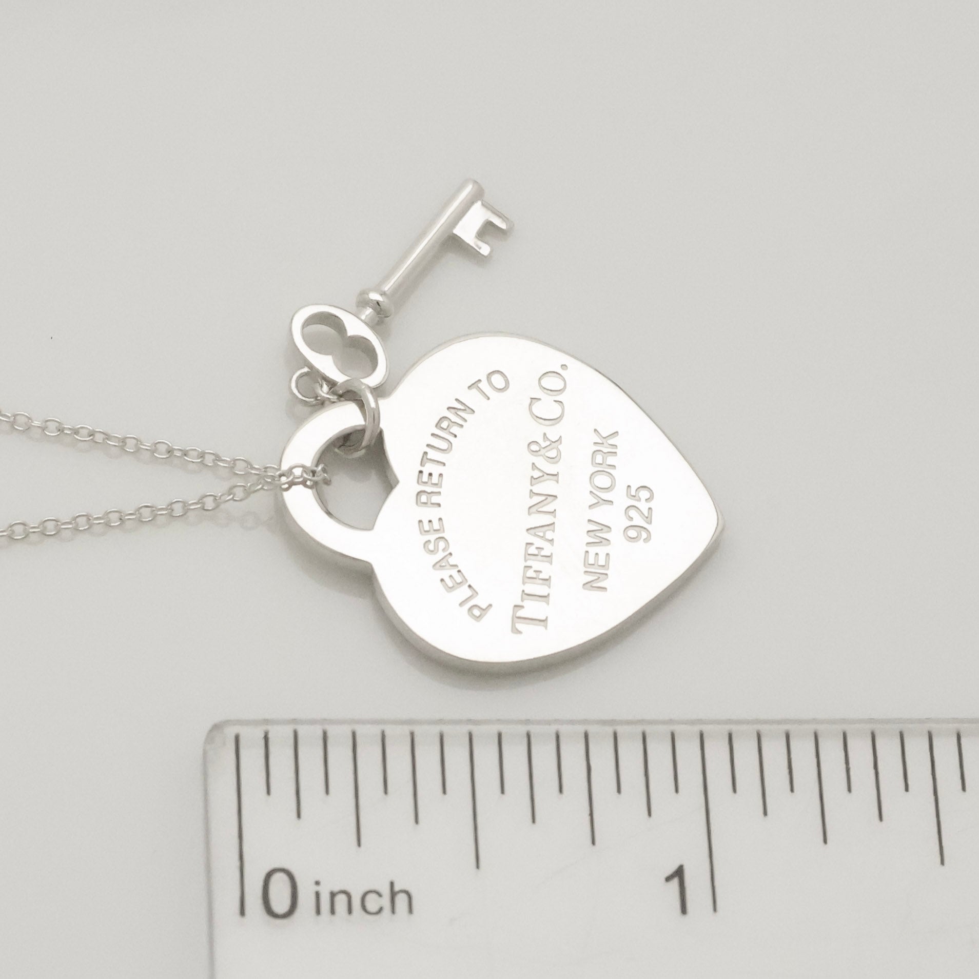 TIFFANY&Co. リターントゥ ティファニー ハート タグ キー ネックレス AG925
