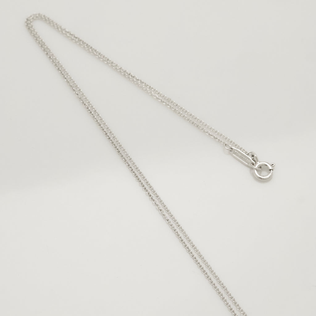 Tiffany & Co. Shopping Bag Pendant Charm Necklace Sterling Silver 925