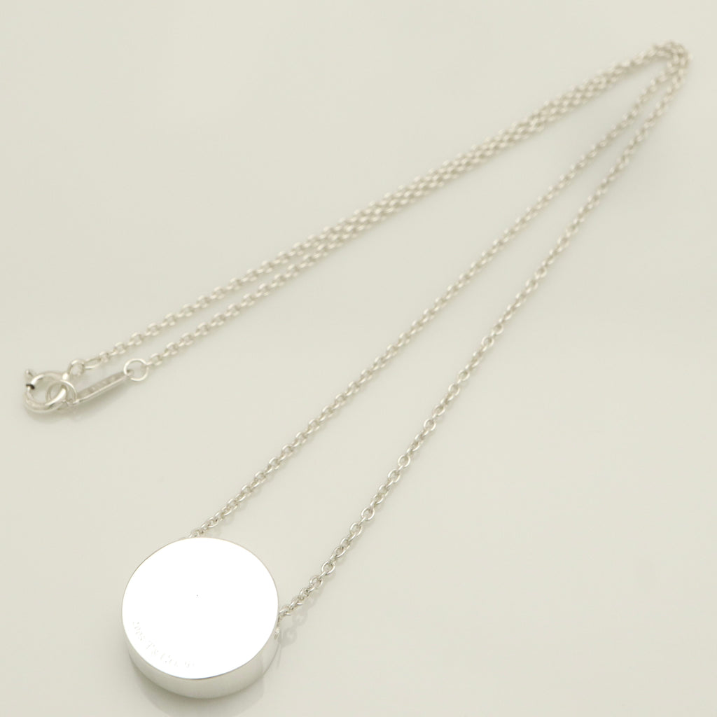 Tiffany & Co. 1837 Concave Circle Necklace Sterling Silver 925