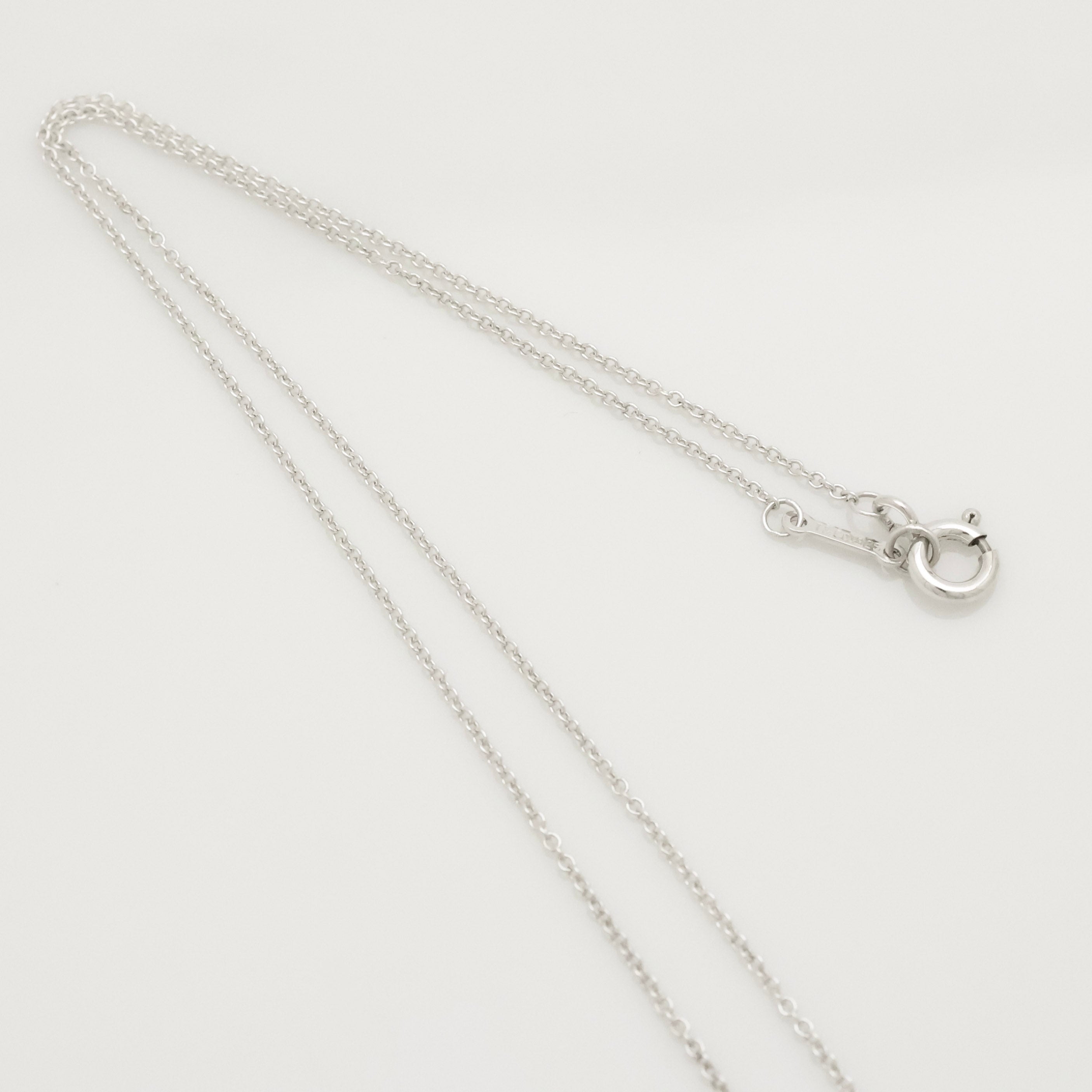 Tiffany & Co. Loving Heart Pendant Necklace Sterling Silver 925 
