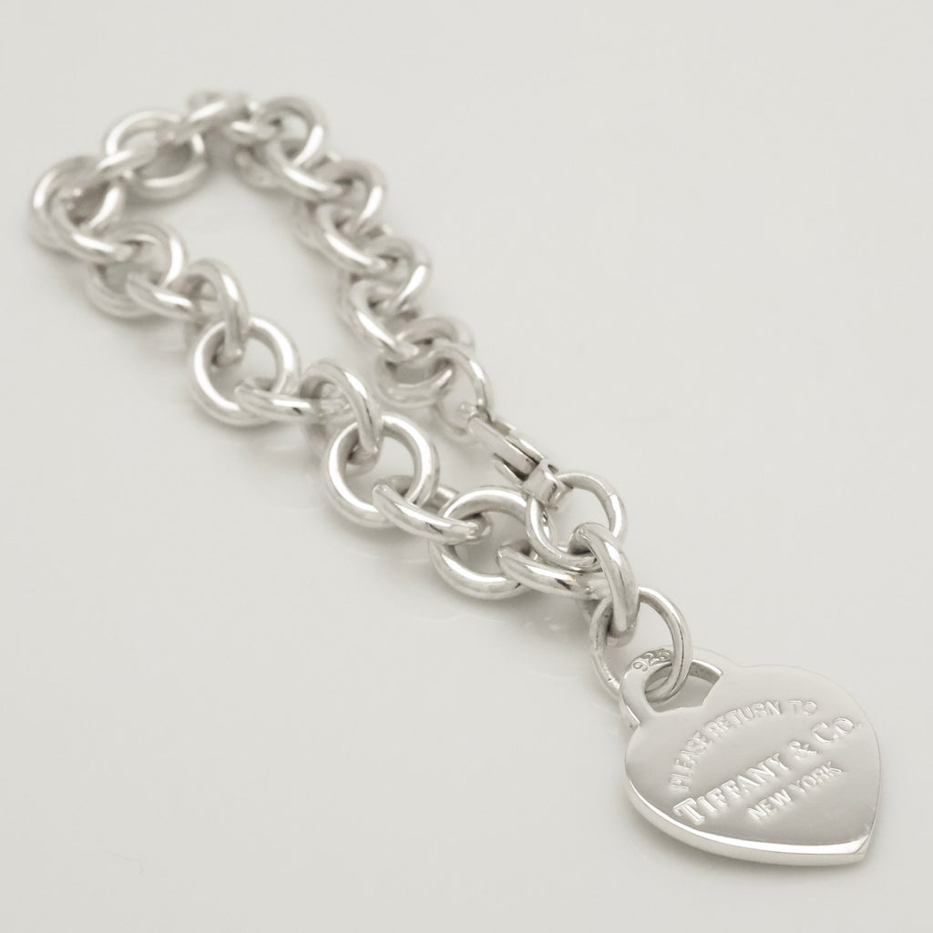 TIFFANY&Co. リターントゥ ティファニー ハート タグ チェーン ブレスレット AG925