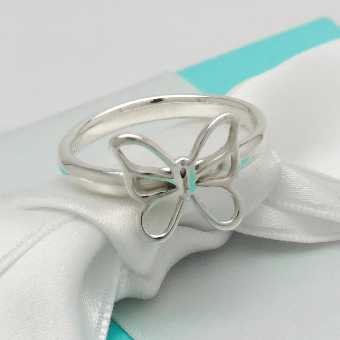  Tiffany & Co. Butterfly Ring Sterling Silver 925 