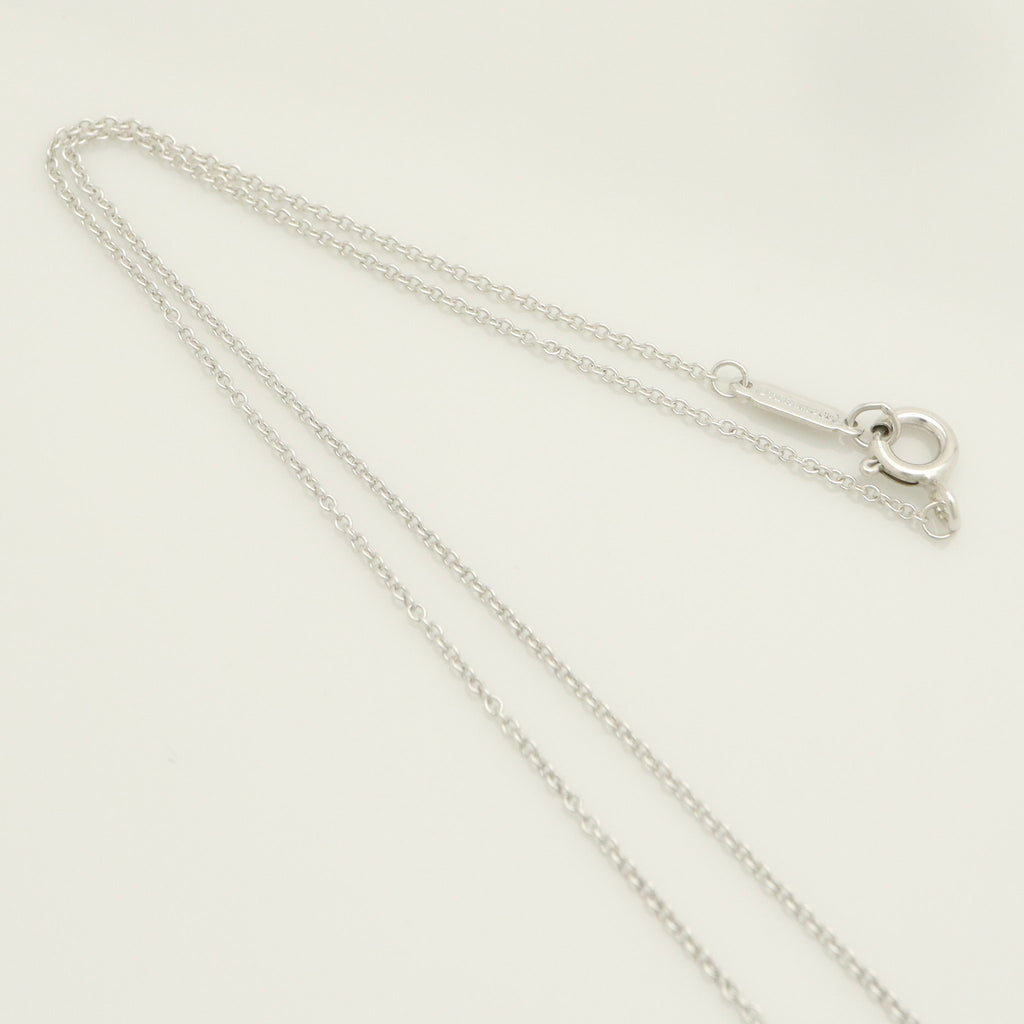 Tiffany & Co. 1837 Interlocking Circles Lariat Necklace Sterling Silver 925