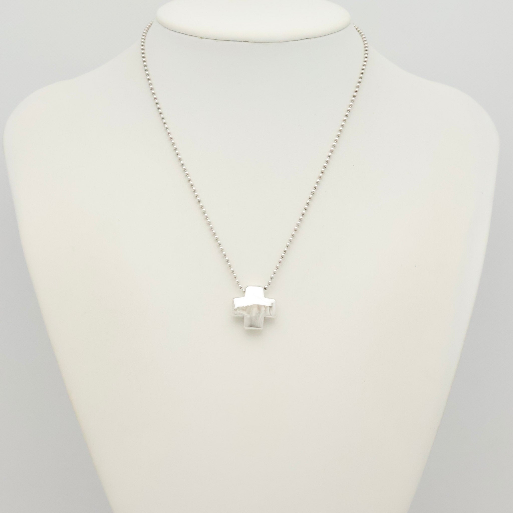 TIFFANY&Co. ローマン クロス ネックレス AG925