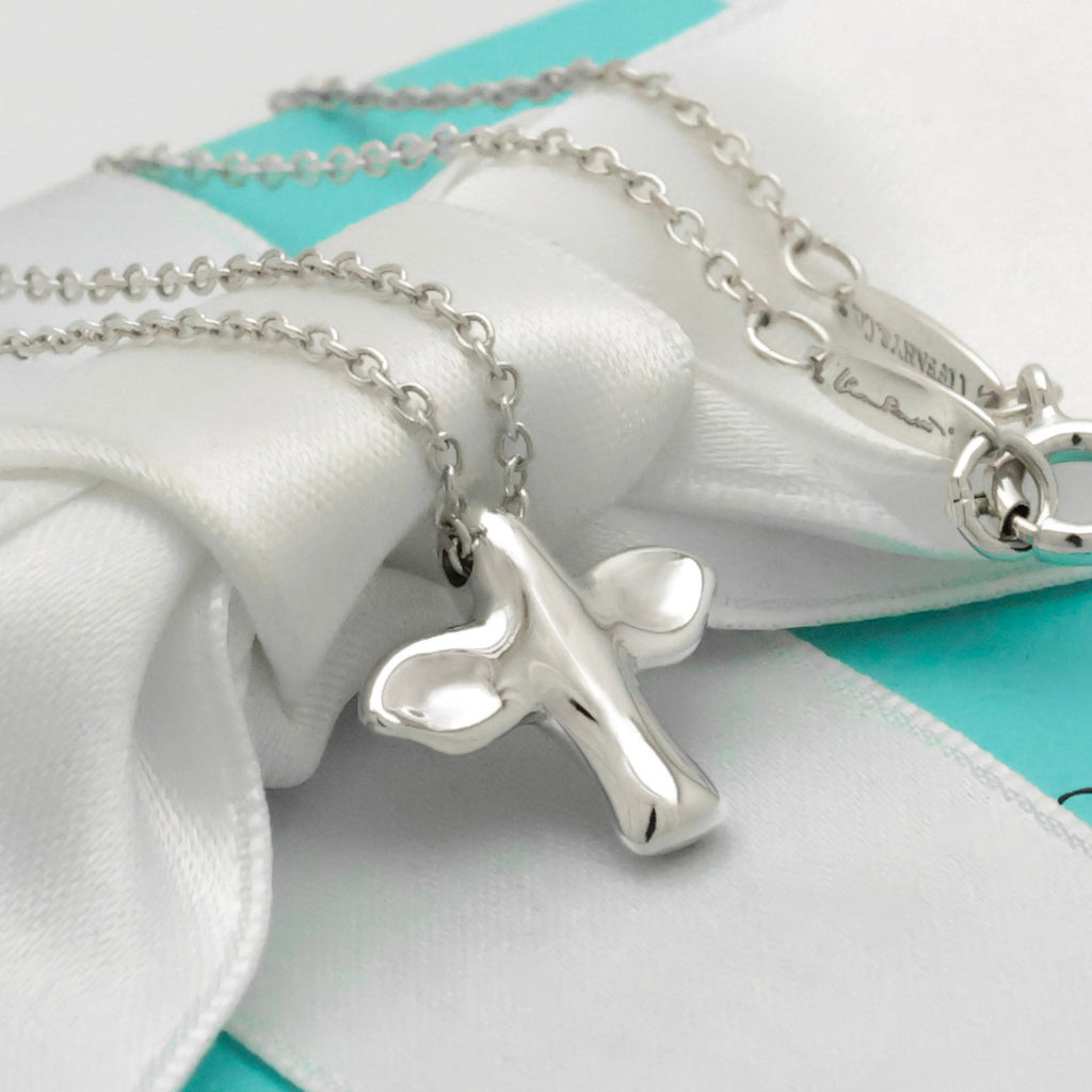 TIFFANY&Co. バード クロス エルサペレッティ ネックレス AG925