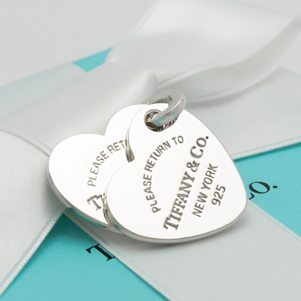 TIFFANY&Co. リターントゥ ティファニー ダブル ハート タグ チャーム AG925