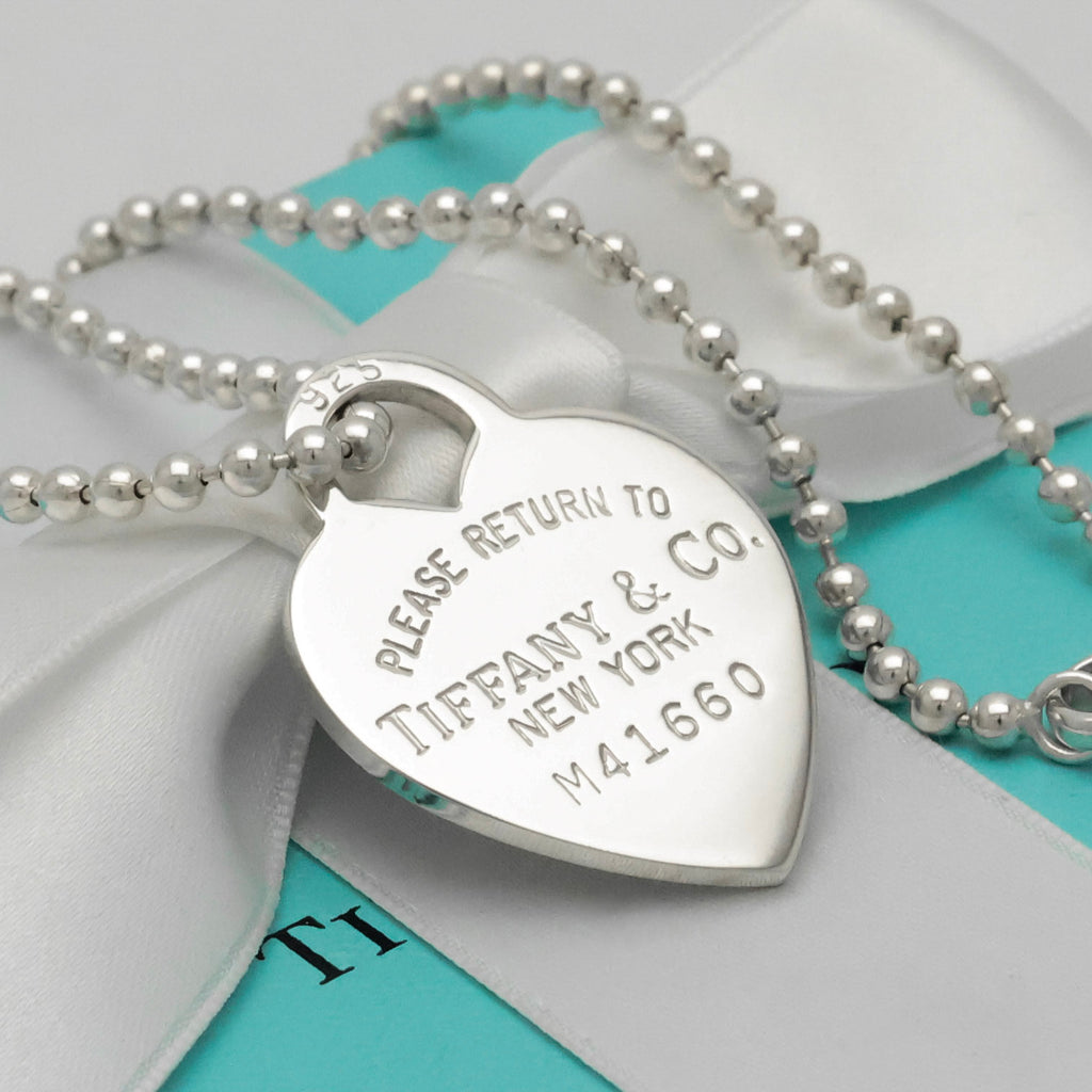 TIFFANY&Co. リターントゥ ティファニー ハート タグ ボール チェーン ネックレス AG925