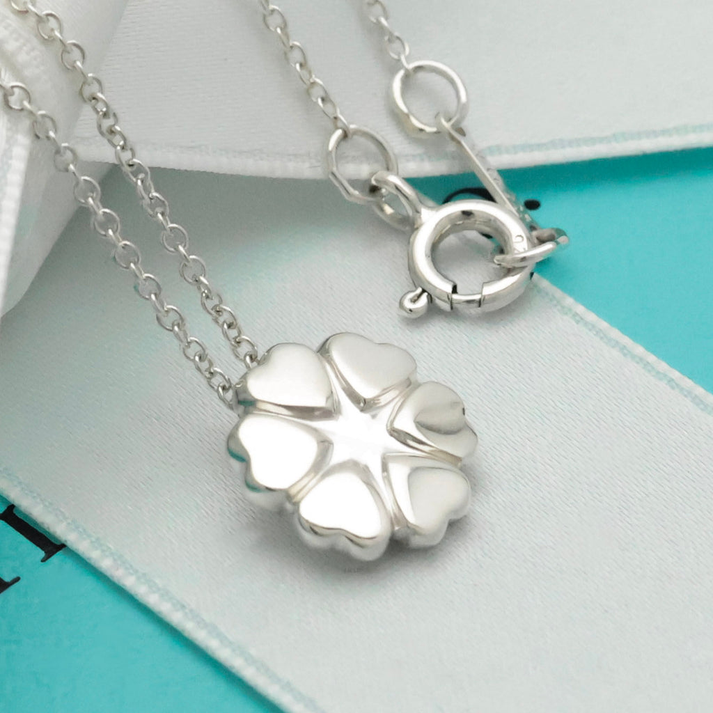 GIFT* Tiffany & Co. Crown of Heart  Pendant Necklace Sterling Silver 925