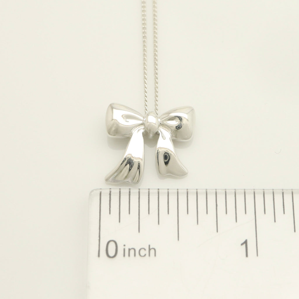TIFFANY&Co. ミニ リボン ネックレス AG925