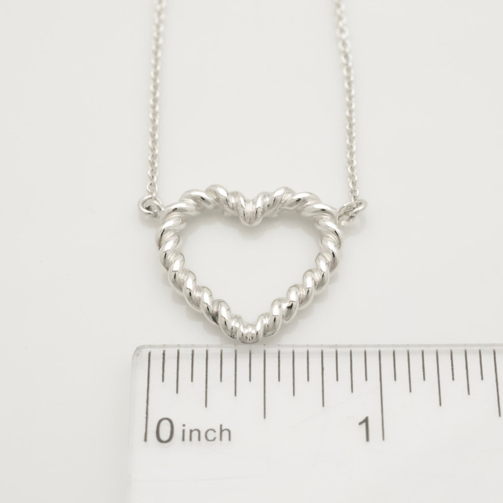 TIFFANY&Co. ツイスト ハート ネックレス AG925