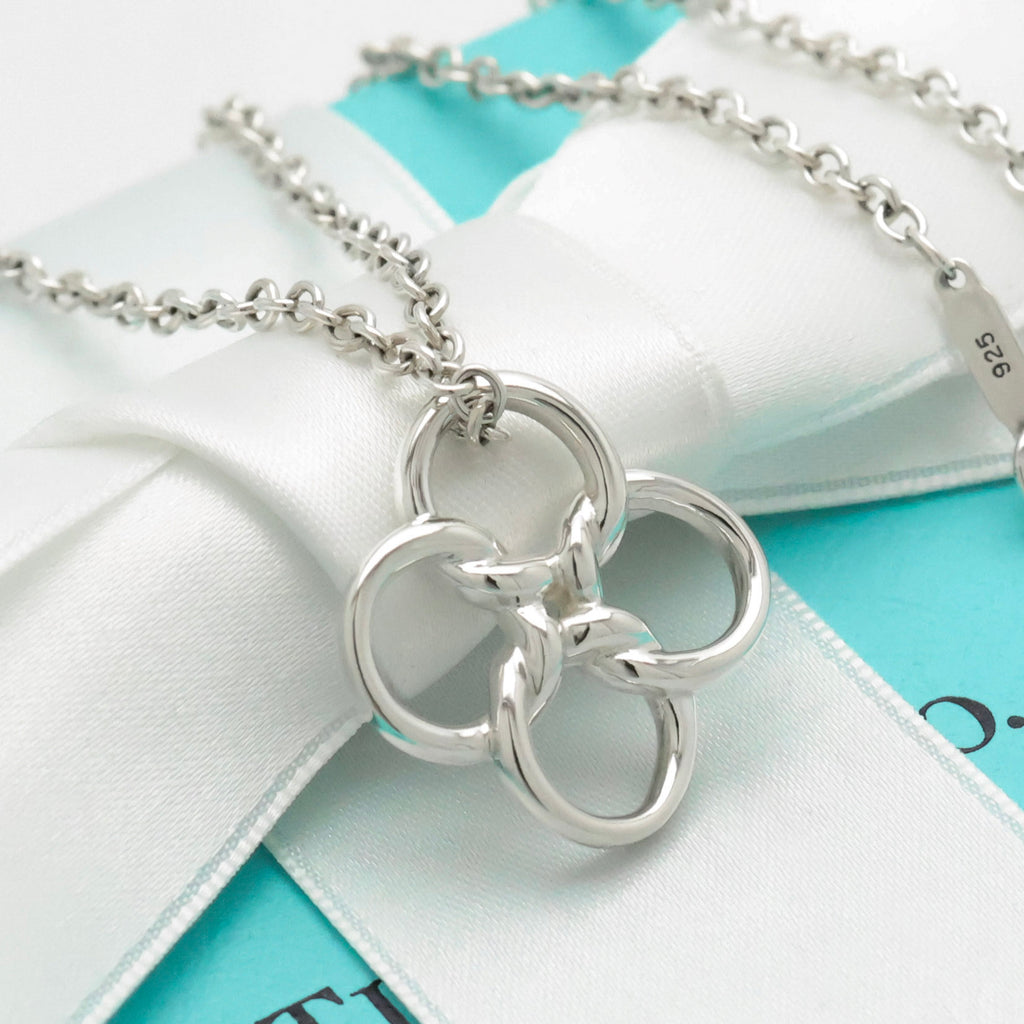 TIFFANY&Co. クアドロフォリオ エルサペレッティ ネックレス AG925