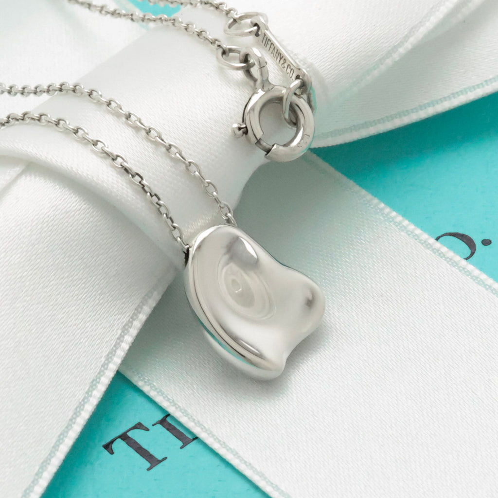  Tiffany & Co. Full Heart Pendant Necklace Sterling Silver 925